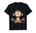 Meditation Monkey Yoga Pose T-Shirt - Casual Everyday Wear Men Women - T-Shirt, Sweatshirt, Hoodie