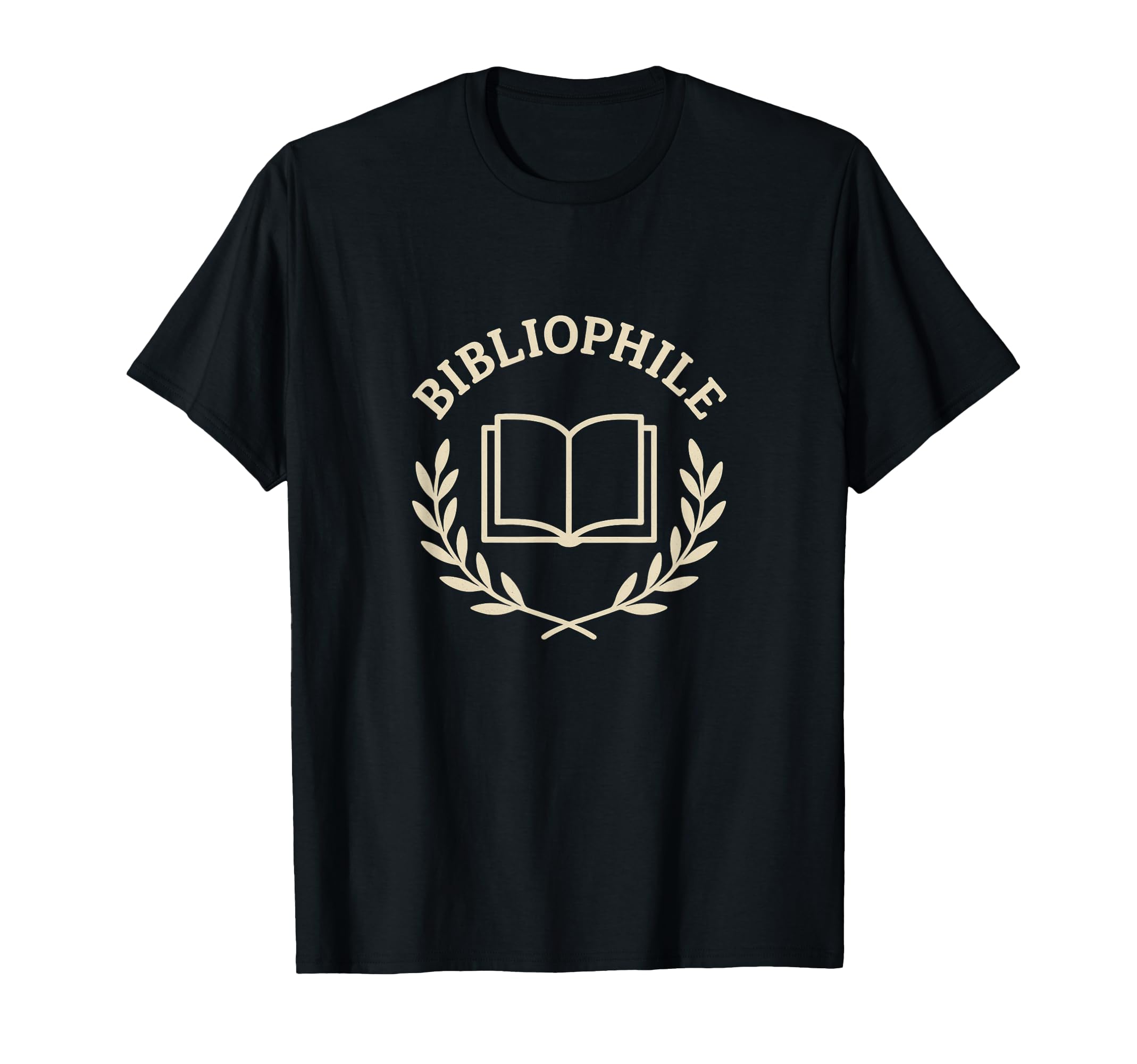 Open Book Bibliophile Wreath T-Shirt - Casual Everyday Wear for Adults - T-Shirt, Sweatshirt, Hoodie