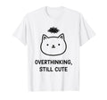 Funny Cat Kawaii Aesthetic Naive Art T-Shirt - Trendy Graphic for Adults - T-Shirt, Sweatshirt, Hoodie