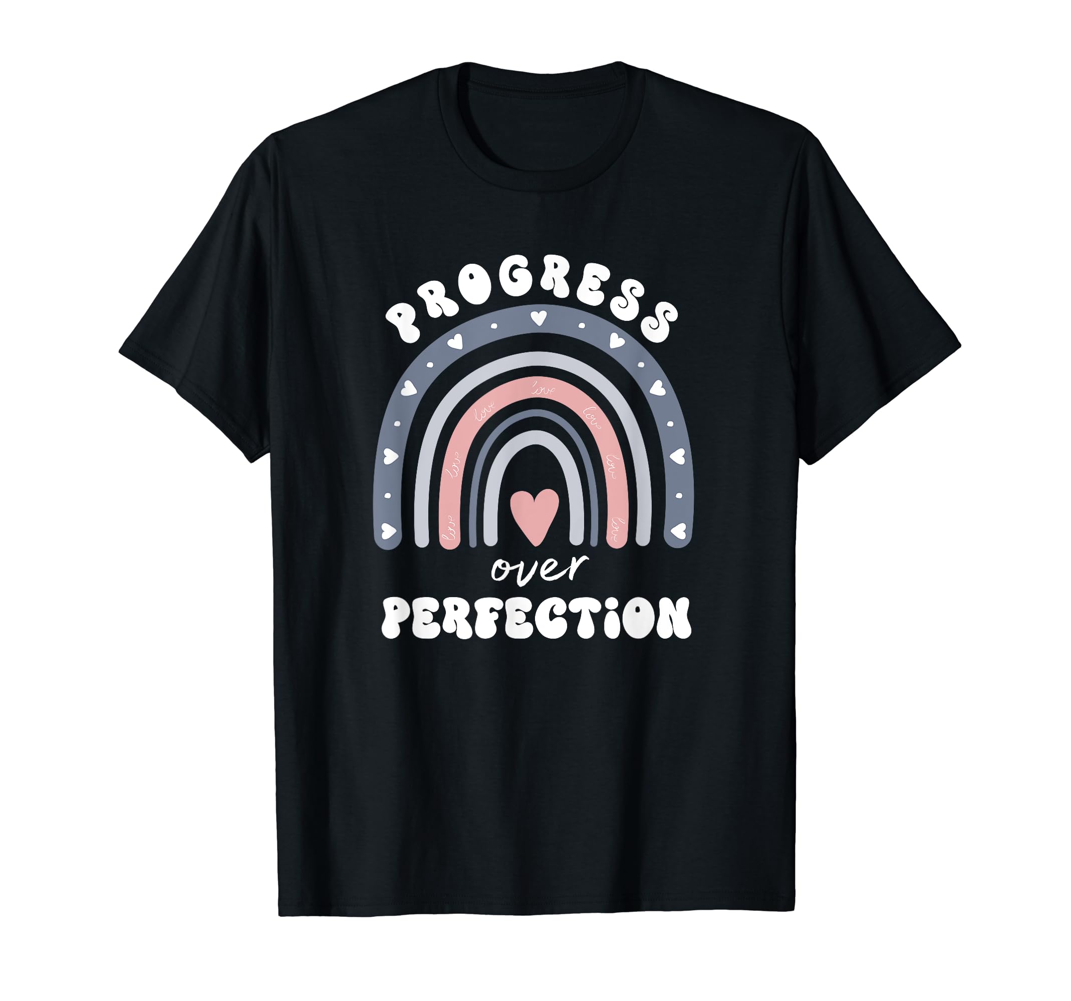 Progress Over Perfection School T-Shirt - Trendy Graphic for Adults - T-Shirt, Sweatshirt, Hoodie