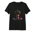 Meditating Figure Lotus Pose T-Shirt - Fun Novelty Design for Adults - T-Shirt, Sweatshirt, Hoodie