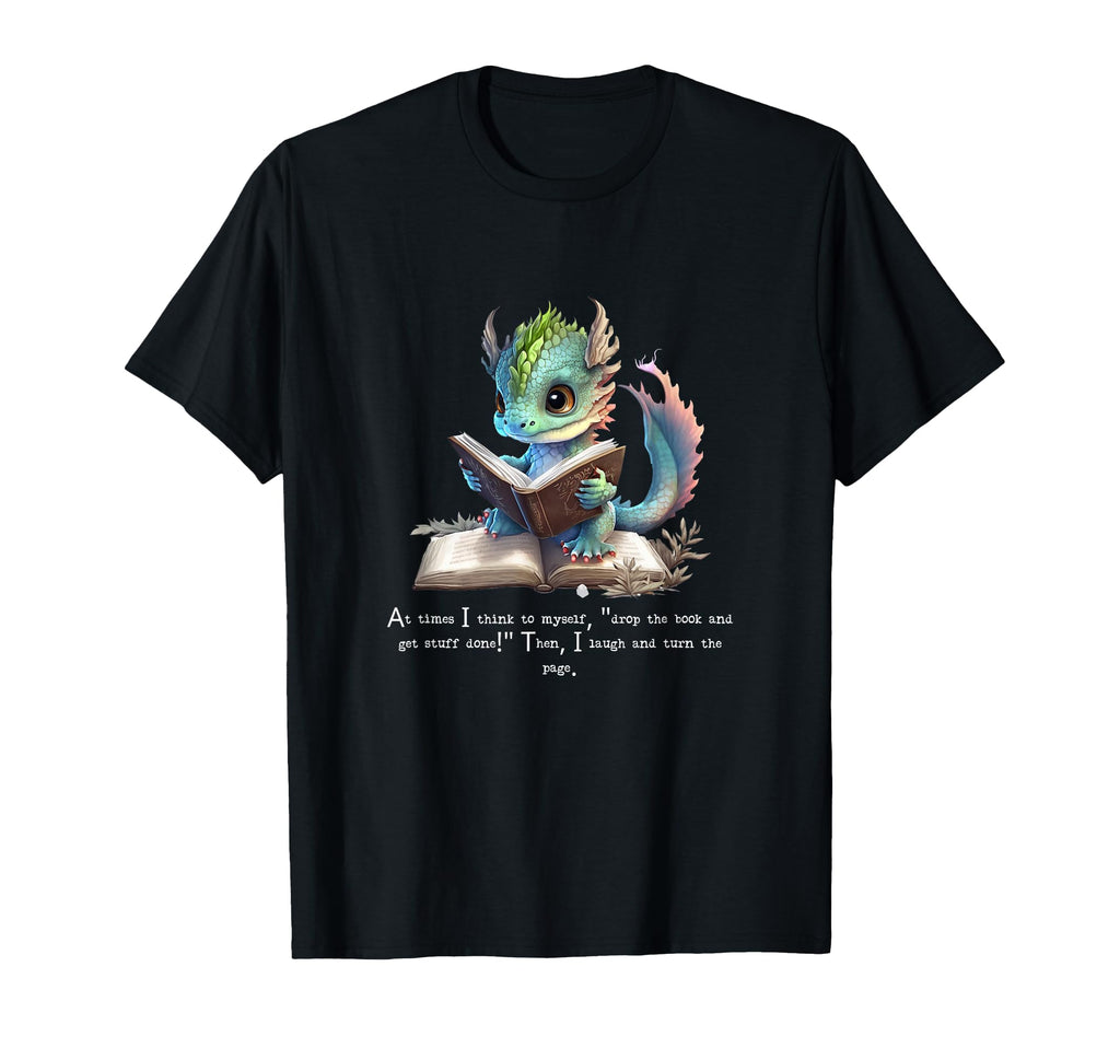 Book Dragon Bookworm Gifts Book Lover Gift T-Shirt - Trendy Graphic Unisex - T-Shirt, Sweatshirt, Hoodie