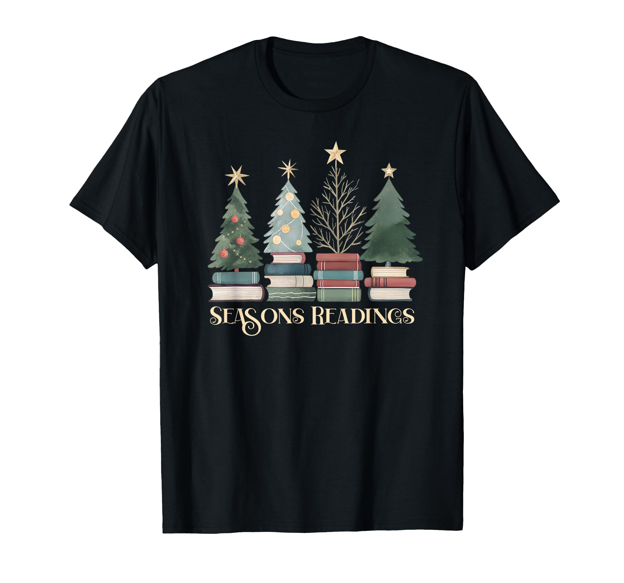 Seasons Readings Tree Book Lover T-Shirt - Novelty Apparel Unisex - T-Shirt, Sweatshirt, Hoodie
