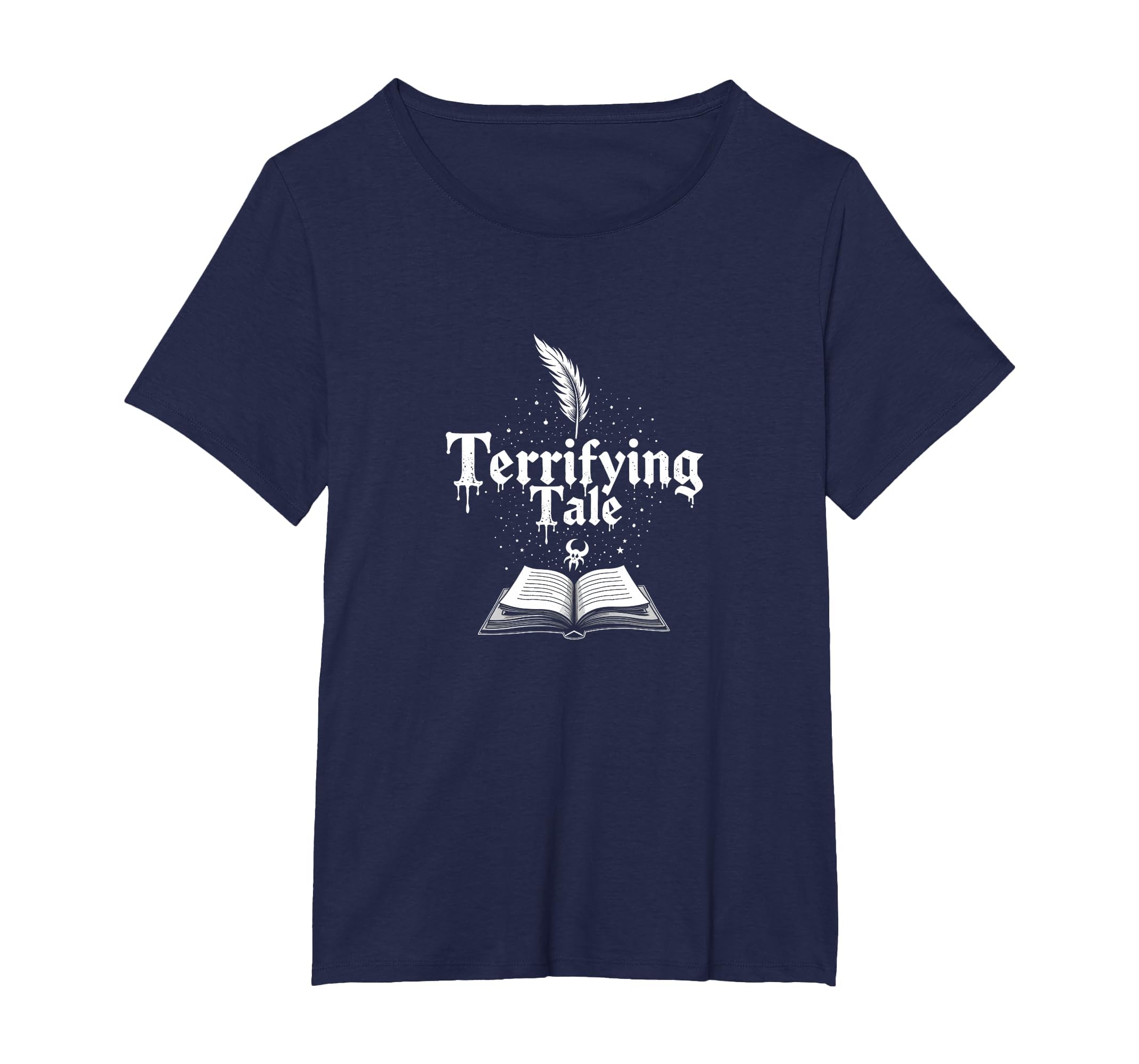 Halloween Literature Terrifying Tale Spooky T-Shirt - Graphic Print Unisex - T-Shirt, Sweatshirt, Hoodie
