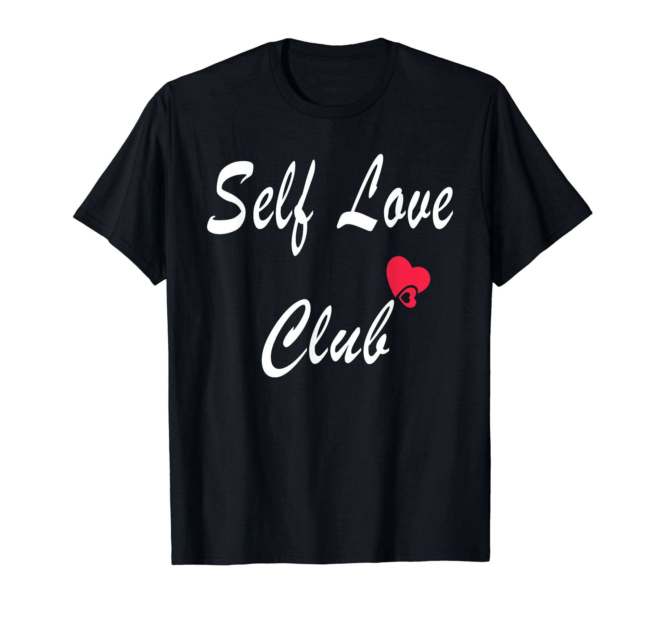Self Love Club Double Heart T-Shirt - Minimalist Print for Adults - T-Shirt, Sweatshirt, Hoodie