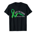 Fight Stigma Mental Health Awareness Green T-Shirt - Graphic Print Unisex - T-Shirt, Sweatshirt, Hoodie