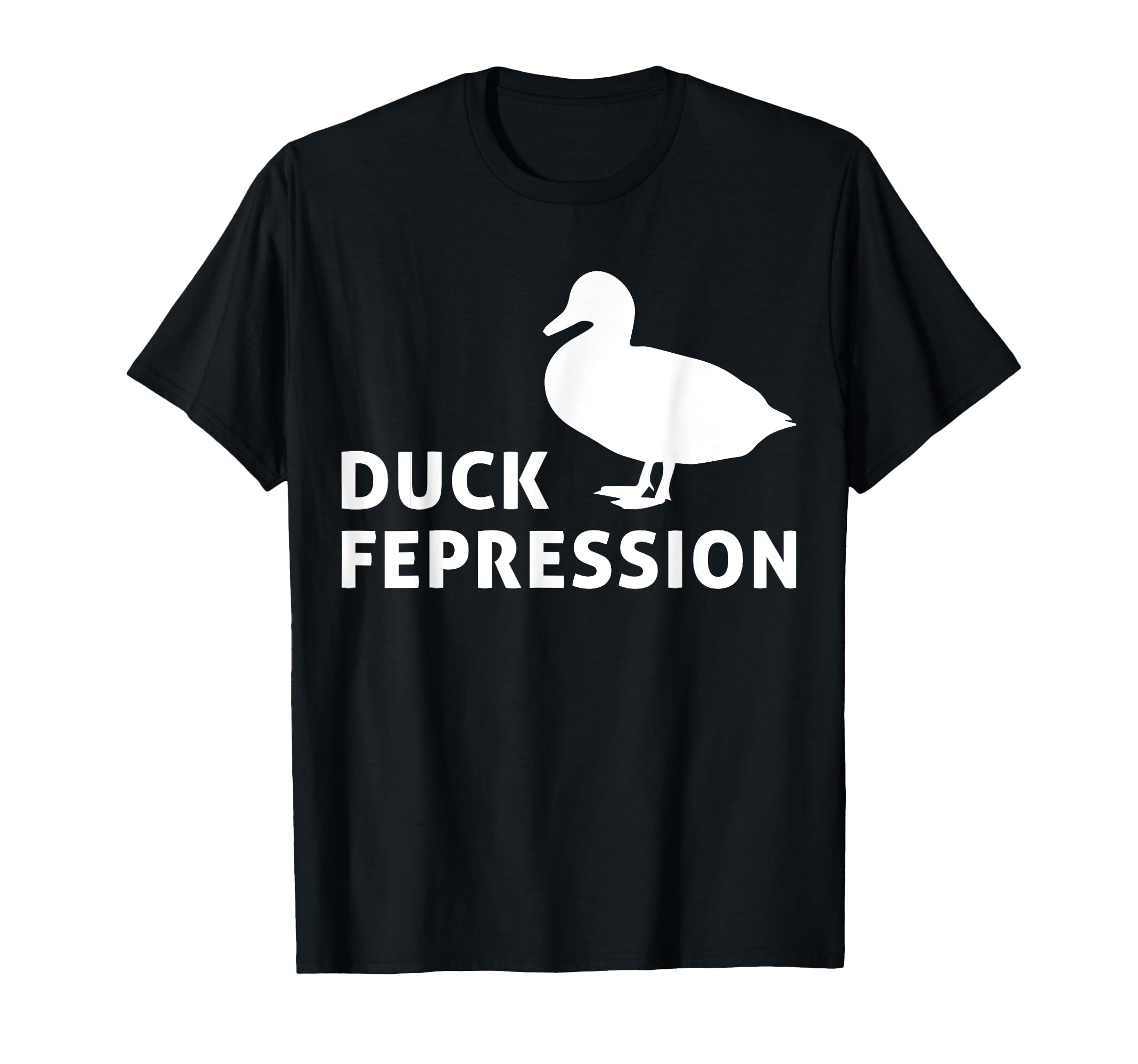 Duck Fepression Mental Health T-Shirt - Custom Art Print for Adults - T-Shirt, Sweatshirt, Hoodie