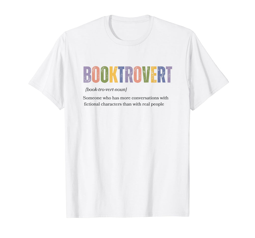 Booktrovert Funny Definition Bookish T-Shirt - Novelty Apparel for Adults - T-Shirt, Sweatshirt, Hoodie