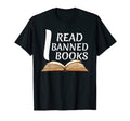 Banned Books Week Reader I Read Banned T-Shirt - Unique Graphic for Adults - T-Shirt, Sweatshirt, Hoodie