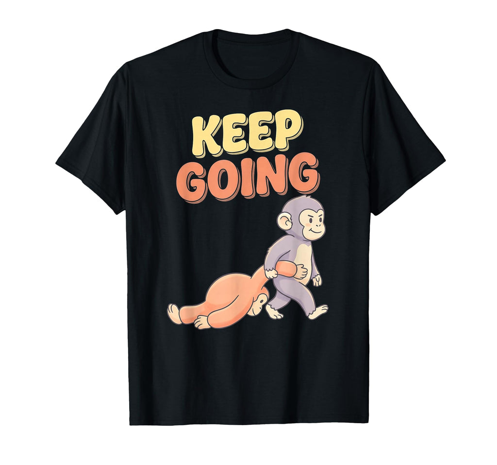 Kawaii Japanese Macaque Monkey Keep T-Shirt - Custom Art Print for Adults - T-Shirt, Sweatshirt, Hoodie