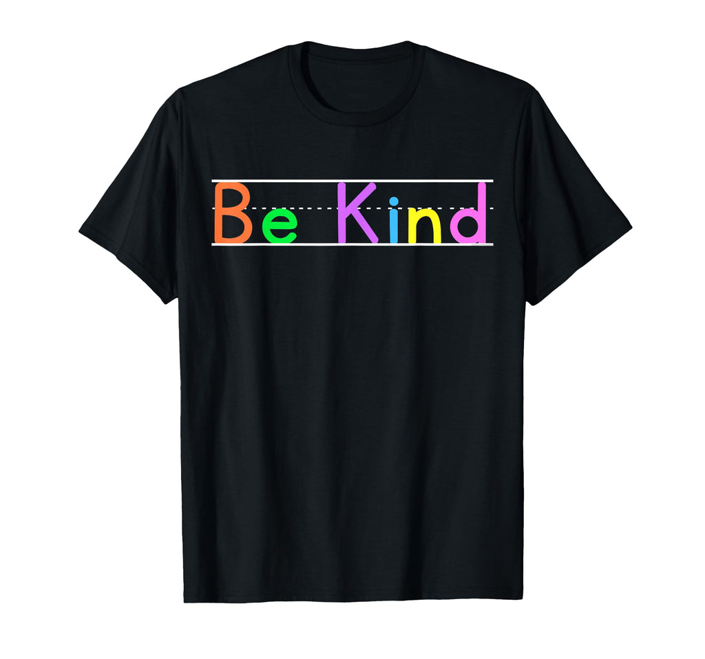 Colorful Be Kind Primary Teachers T-Shirt - Aesthetic Graphic Unisex - T-Shirt, Sweatshirt, Hoodie