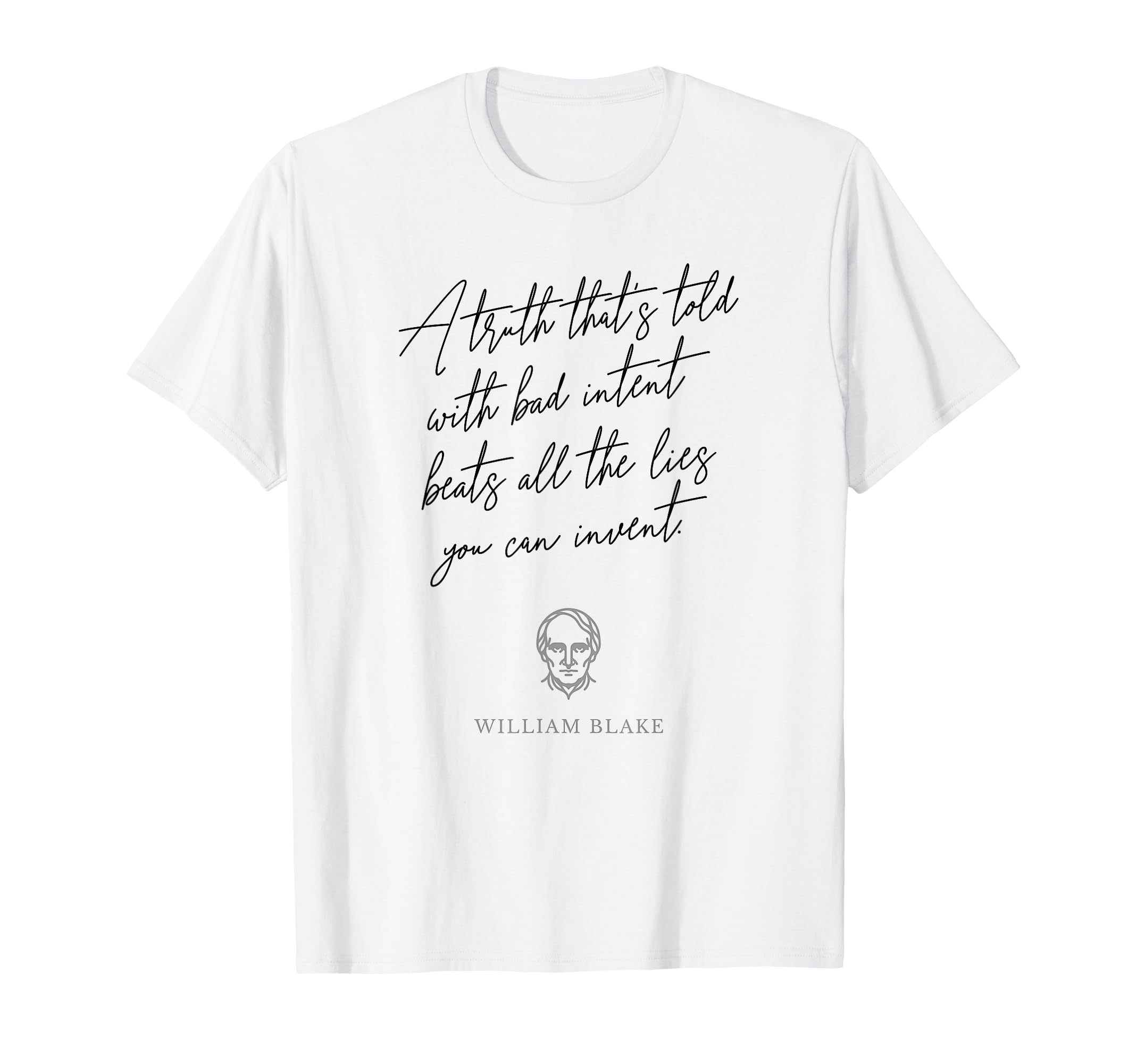 William Blake Romantic Poet Literary T-Shirt - Novelty Apparel for Adults - T-Shirt, Sweatshirt, Hoodie