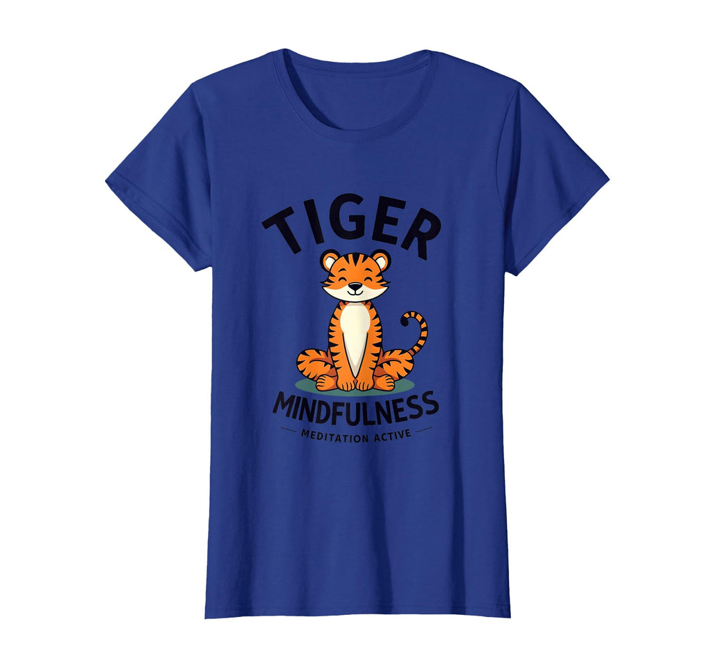Tiger Mindfulness Meditation Active T-Shirt - Custom Art Print Unisex - T-Shirt, Sweatshirt, Hoodie