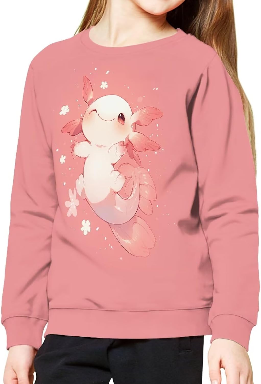 Girls Boys Sweatshirt Fall Outfit Kids Comfy Sweaters Pullover Tops 6-14 Years Old Unisex T-shirt, Sweatshirt, Hoodie, Long Sleeve Tee - T-Shirt, Sweatshirt, Hoodie