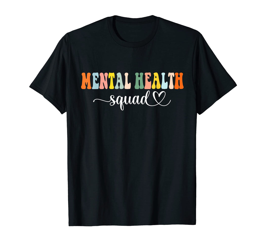 Mental Health Squad Brain T-Shirt - Casual Everyday Wear for Adults - T-Shirt, Sweatshirt, Hoodie