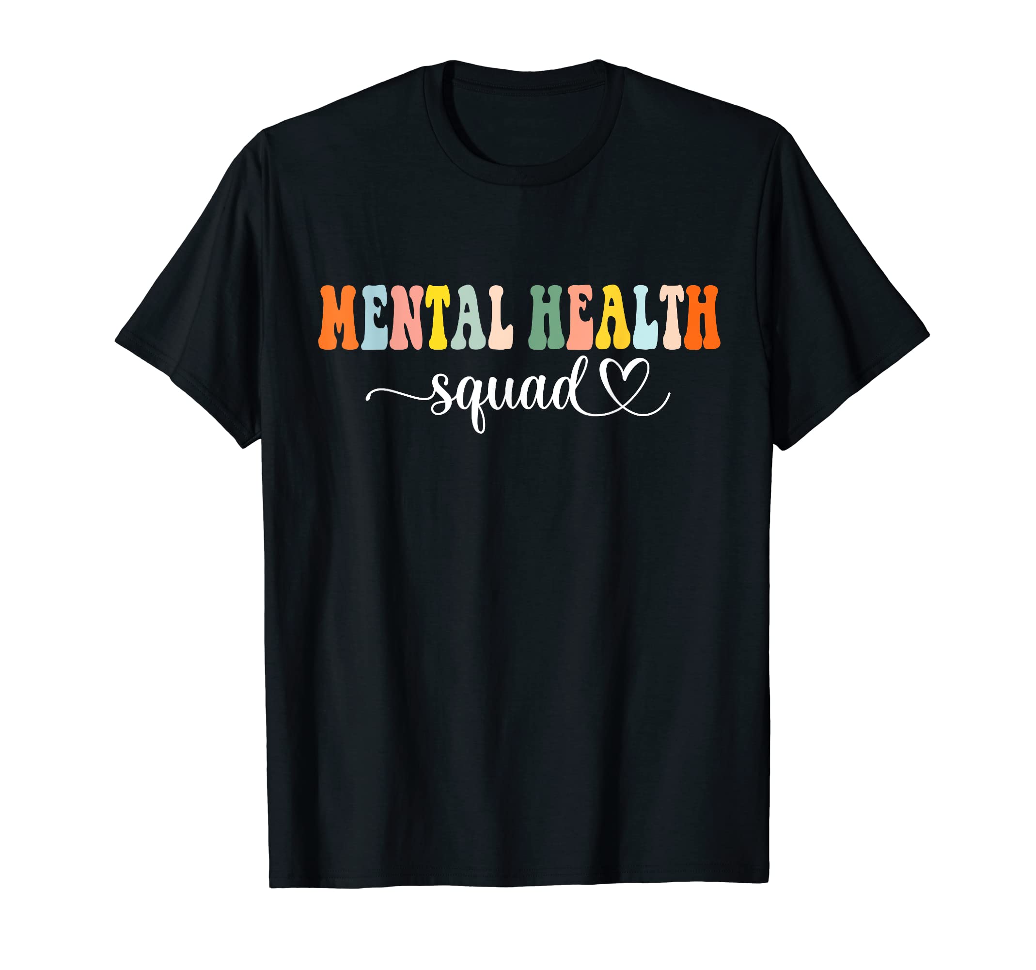 Mental Health Squad Brain T-Shirt - Casual Everyday Wear for Adults - T-Shirt, Sweatshirt, Hoodie