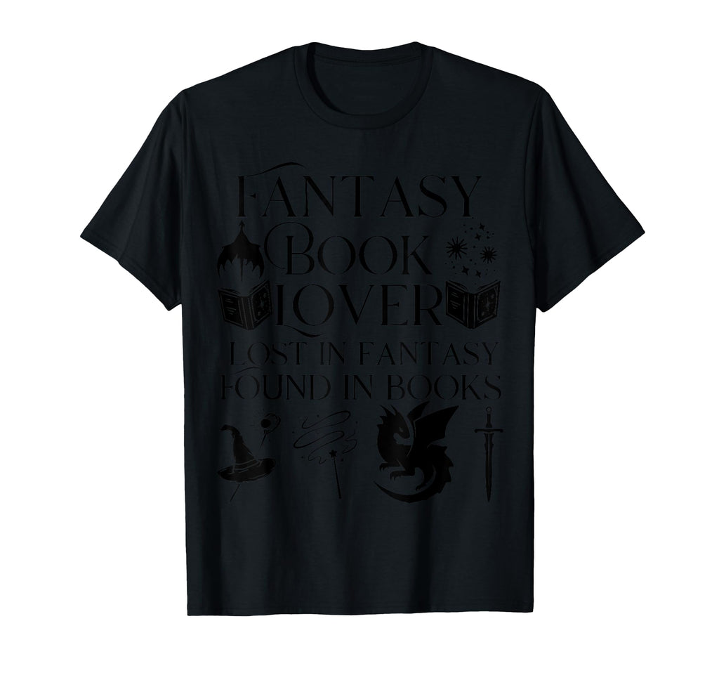Fantasy Book Lover Dragons And Magic T-Shirt - Minimalist Print Unisex - T-Shirt, Sweatshirt, Hoodie