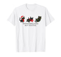 Funny Santa Cat Overstimulated But T-Shirt - Fun Novelty Design Unisex - T-Shirt, Sweatshirt, Hoodie