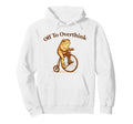 Off To Overthink Funny Frog Bicycle Hoodie - Streetwear Style Men Women - T-Shirt, Sweatshirt, Hoodie