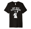 Bunny Fast Minded Overthinkers T-Shirt - Custom Art Print for Adults - T-Shirt, Sweatshirt, Hoodie