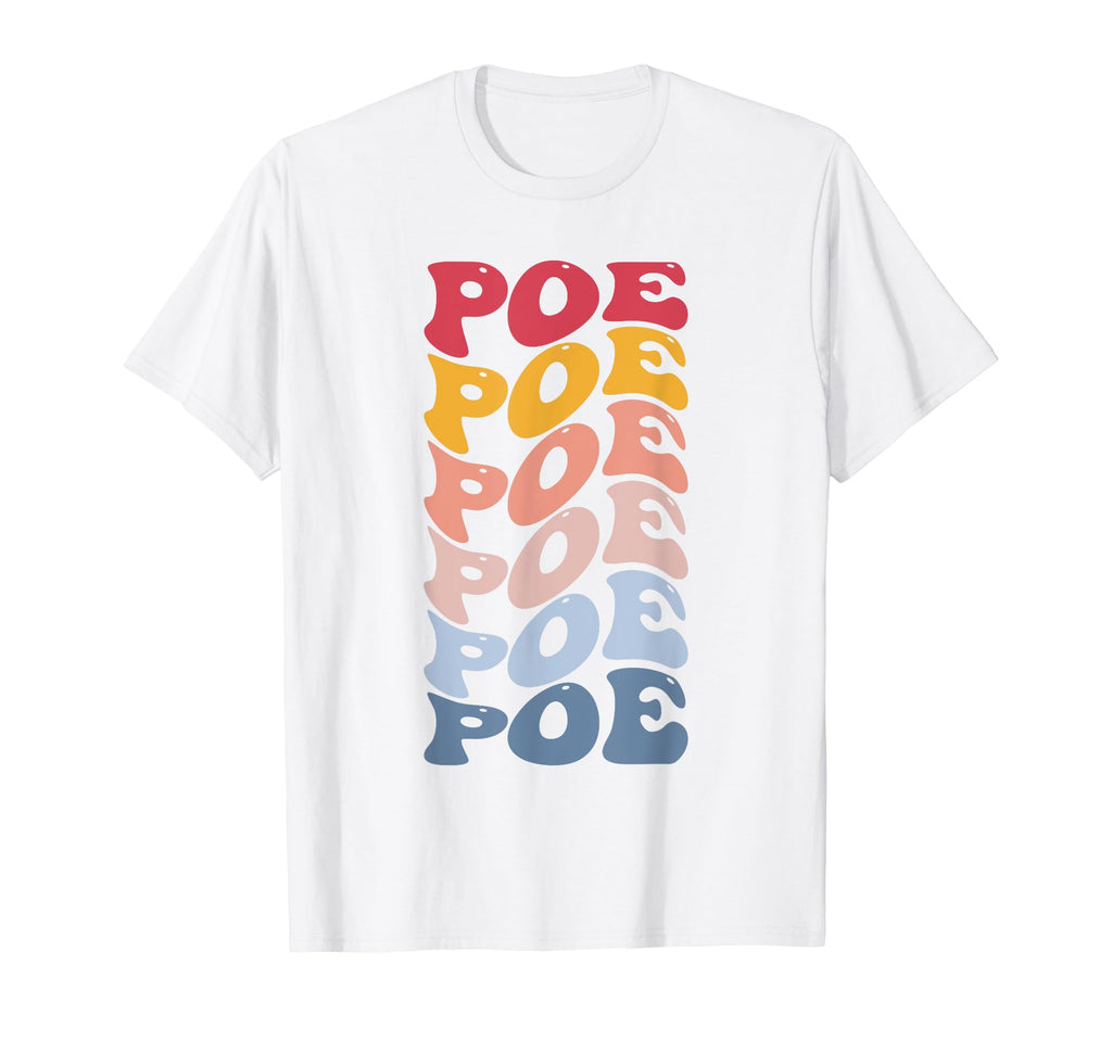 Poe Edgar Allan Poe English T-Shirt - Custom Art Print for Adults - T-Shirt, Sweatshirt, Hoodie