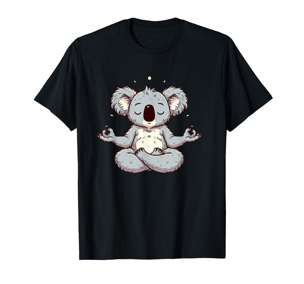 Meditation Koala Yoga Pose Relaxing T-Shirt - Graphic Print Men Women - T-Shirt, Sweatshirt, Hoodie