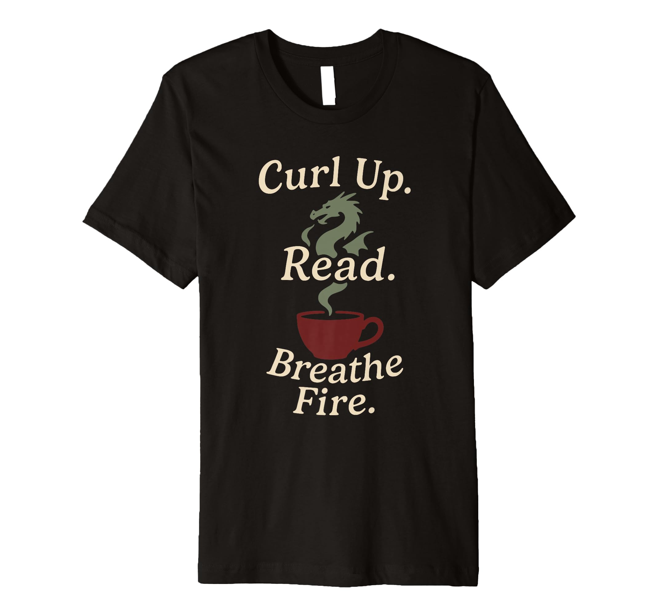 Book Dragon Fantasy Reader Cozy T-Shirt - Streetwear Style for Adults - T-Shirt, Sweatshirt, Hoodie