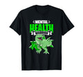 Mental Health Warrior Dinosaur T Rex T-Shirt - Aesthetic Graphic Men Women - T-Shirt, Sweatshirt, Hoodie
