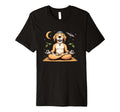 Meditation Dog Yoga Pose Relaxing Animal T-Shirt - Graphic Print Men Women - T-Shirt, Sweatshirt, Hoodie