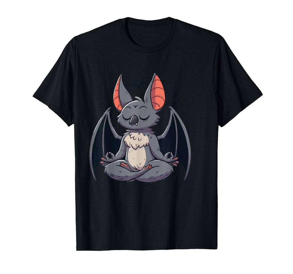 Meditation Bat Yoga Pose Relaxing T-Shirt - Streetwear Style for Adults - T-Shirt, Sweatshirt, Hoodie