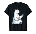 Meditation Polar Bear Yoga Pose T-Shirt - Custom Art Print Men Women - T-Shirt, Sweatshirt, Hoodie