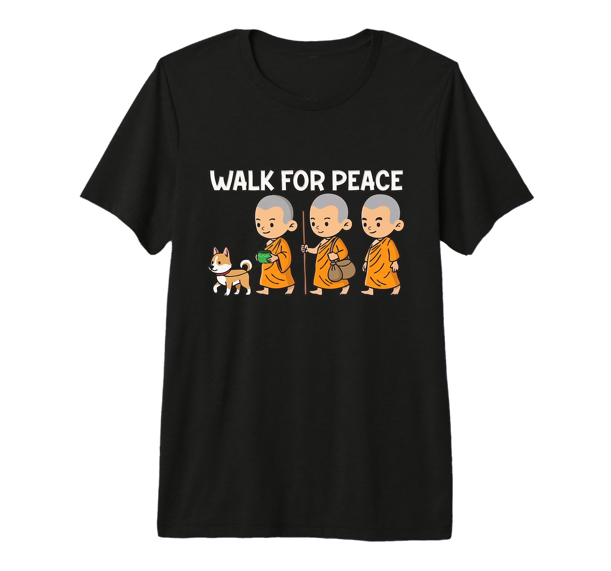 Walk Peace Mindfulness Meditation T-Shirt - Unique Graphic for Adults - T-Shirt, Sweatshirt, Hoodie