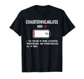 Exhausterwhelmulated Exhausted Overwhelmed T-Shirt - Unique Graphic Unisex - T-Shirt, Sweatshirt, Hoodie