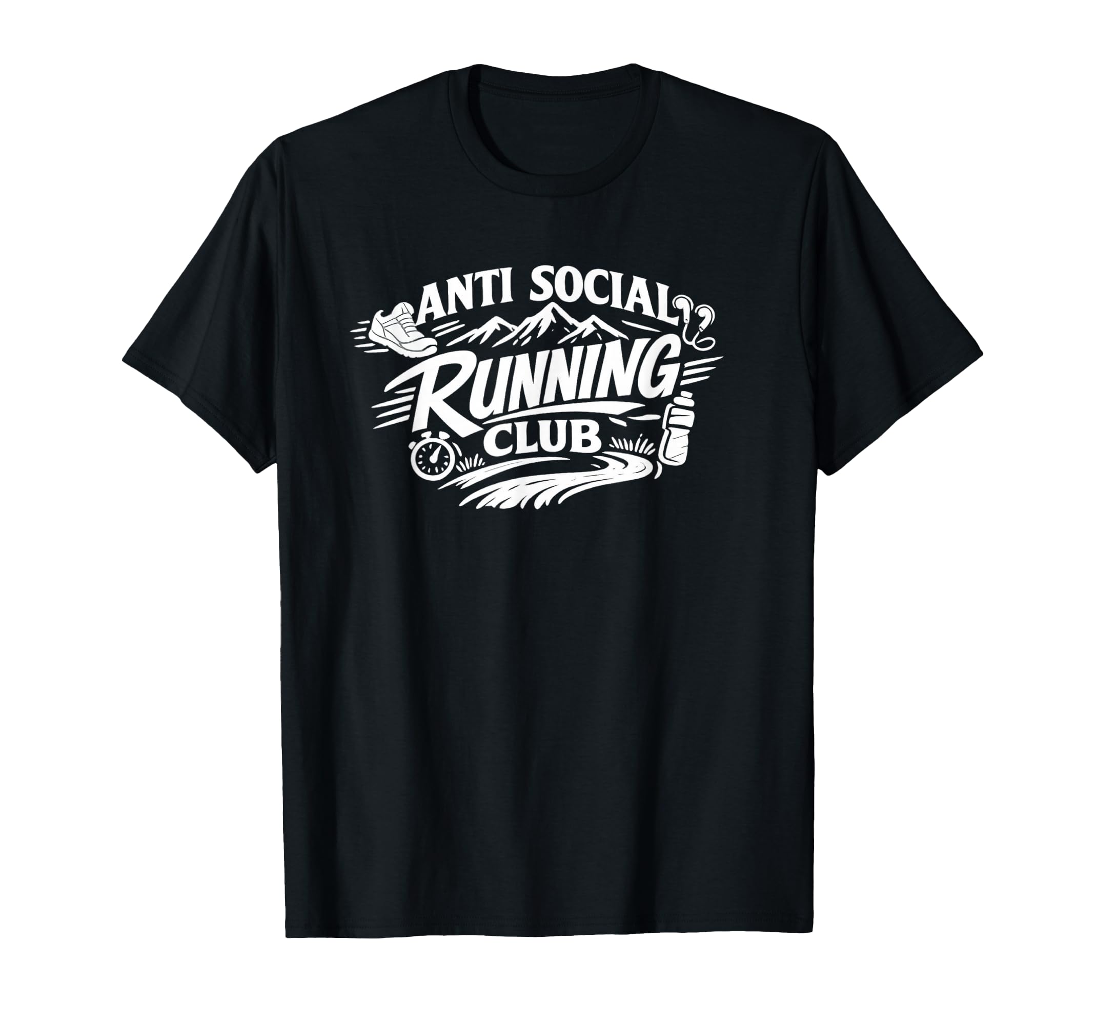 Anti Social Running Club Funny Runner T-Shirt - Streetwear Style Unisex - T-Shirt, Sweatshirt, Hoodie