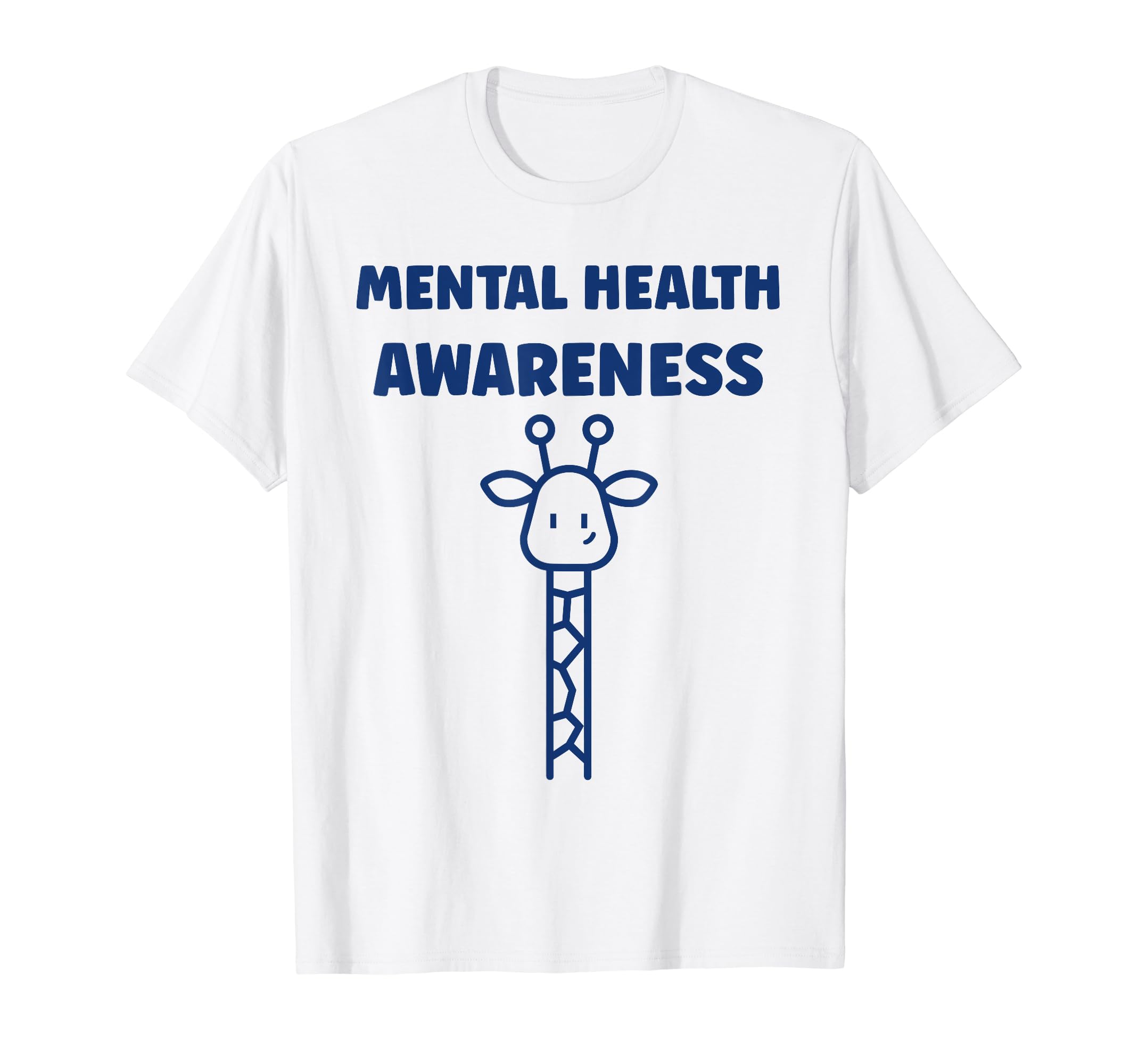 Giraffe Brain Illness Animal Mental T-Shirt - Unique Graphic Men Women - T-Shirt, Sweatshirt, Hoodie