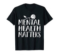 Mental Health Matters Happy End Stigma T-Shirt - Graphic Print for Adults - T-Shirt, Sweatshirt, Hoodie