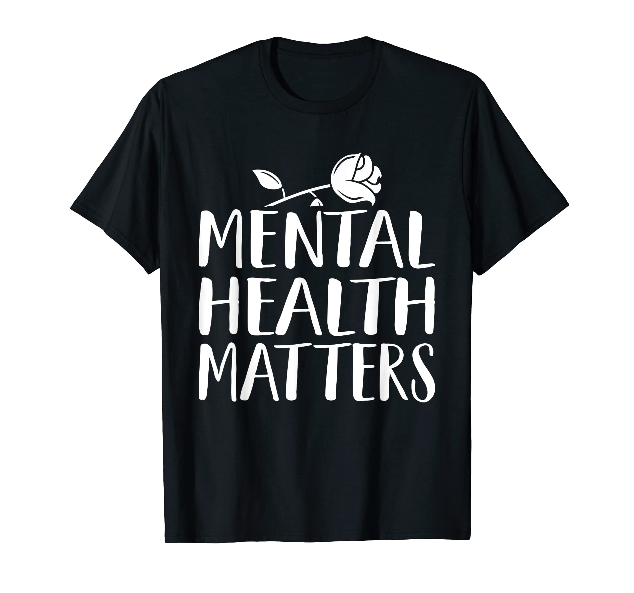 Mental Health Matters Happy End Stigma T-Shirt - Graphic Print for Adults - T-Shirt, Sweatshirt, Hoodie