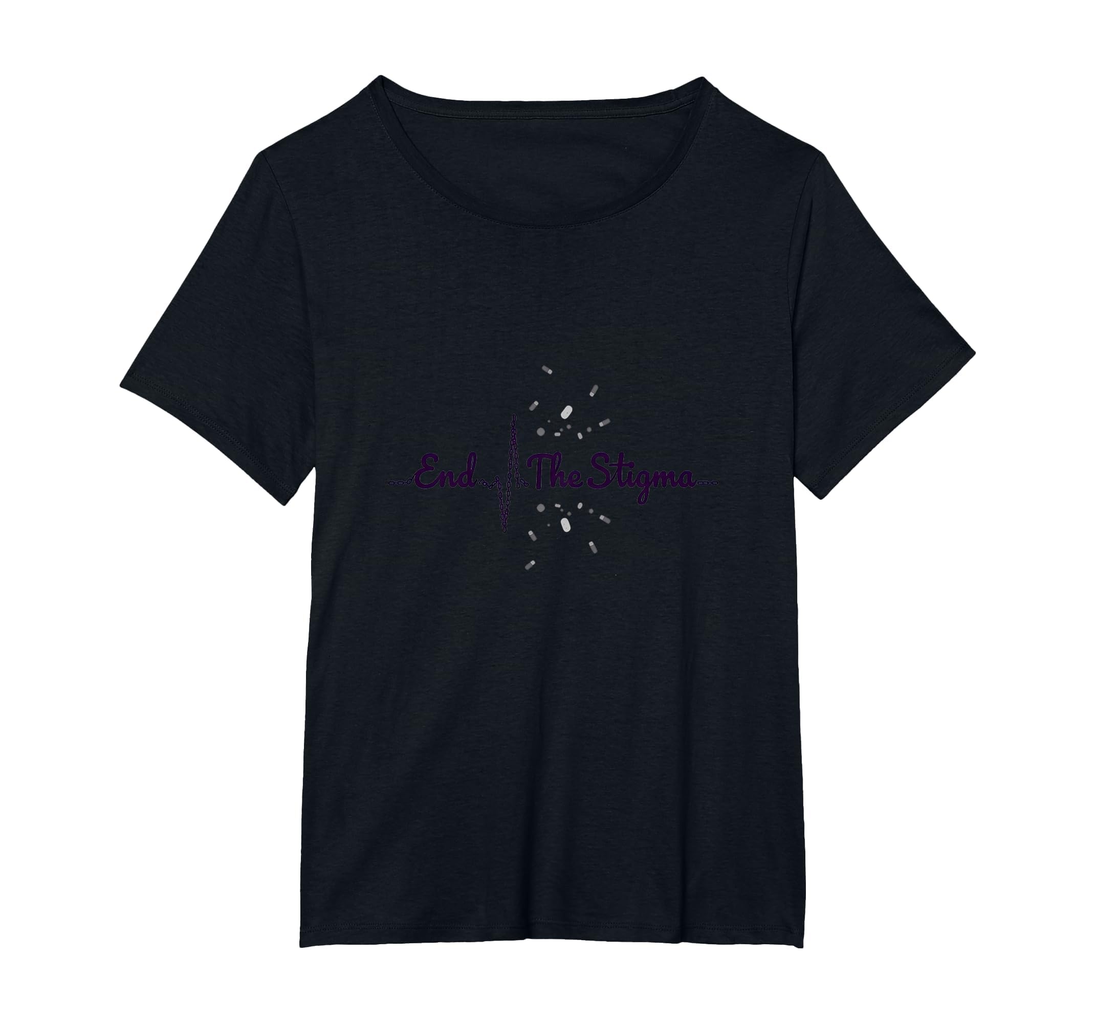 End Stigma Mental Health Awareness T-Shirt - Unique Graphic Men Women - T-Shirt, Sweatshirt, Hoodie