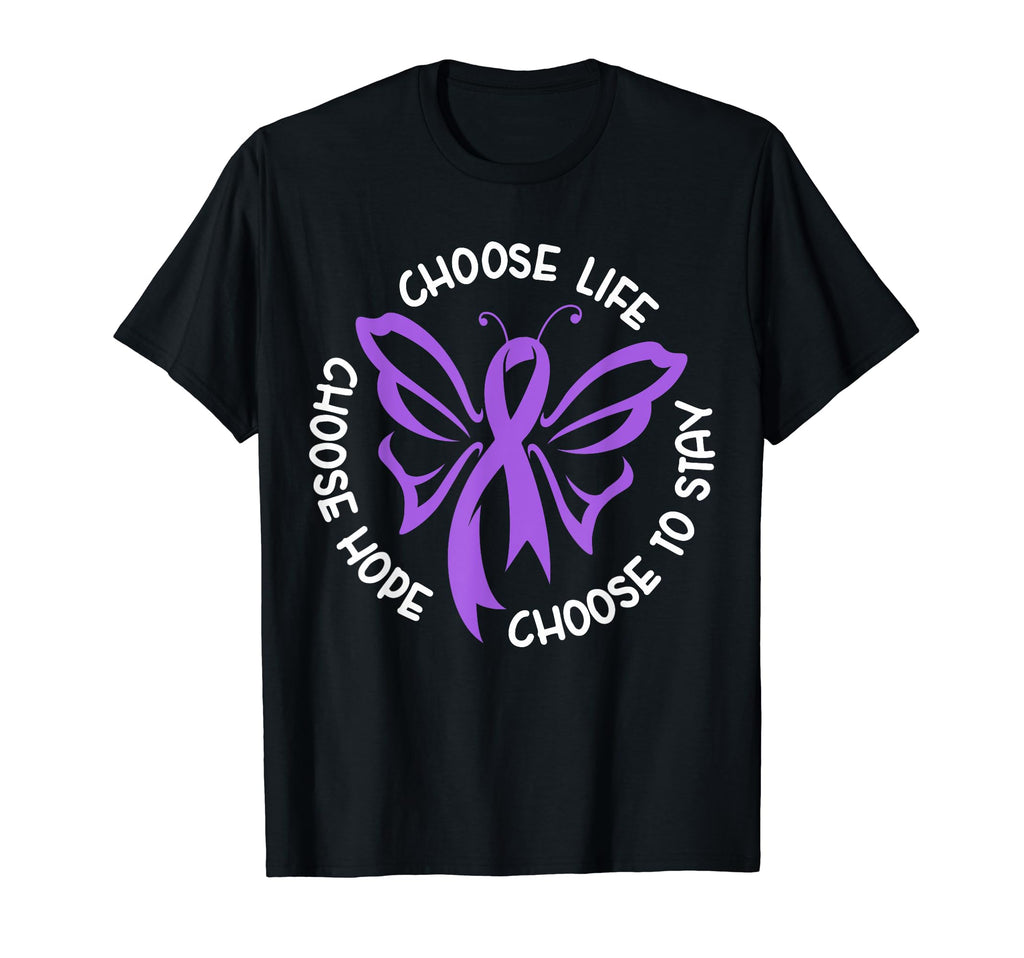 Choose Life Support Survivor Suicide T-Shirt - Aesthetic Graphic Unisex - T-Shirt, Sweatshirt, Hoodie