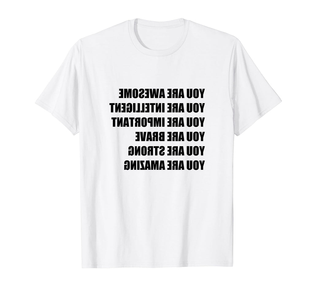 Mirror Positive Affirmations T-Shirt - Trendy Graphic for Adults - T-Shirt, Sweatshirt, Hoodie