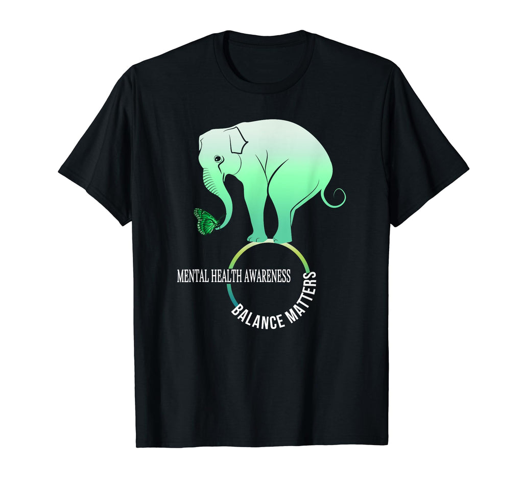 Elephant Keeps Balance Butterfly T-Shirt - Streetwear Style Men Women - T-Shirt, Sweatshirt, Hoodie