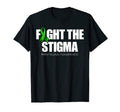 Fight Stigma Green Ribbon Mental Health T-Shirt - Graphic Print Unisex - T-Shirt, Sweatshirt, Hoodie