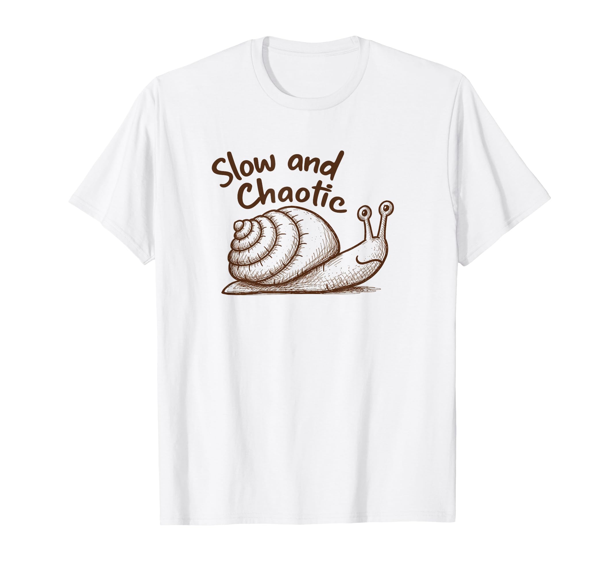 Snail Lover Introvert Weirdcore Slow T-Shirt - Unique Graphic for Adults - T-Shirt, Sweatshirt, Hoodie