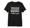 Trigger Warnings Tabbed Pages Funny T-Shirt - Streetwear Style for Adults - T-Shirt, Sweatshirt, Hoodie
