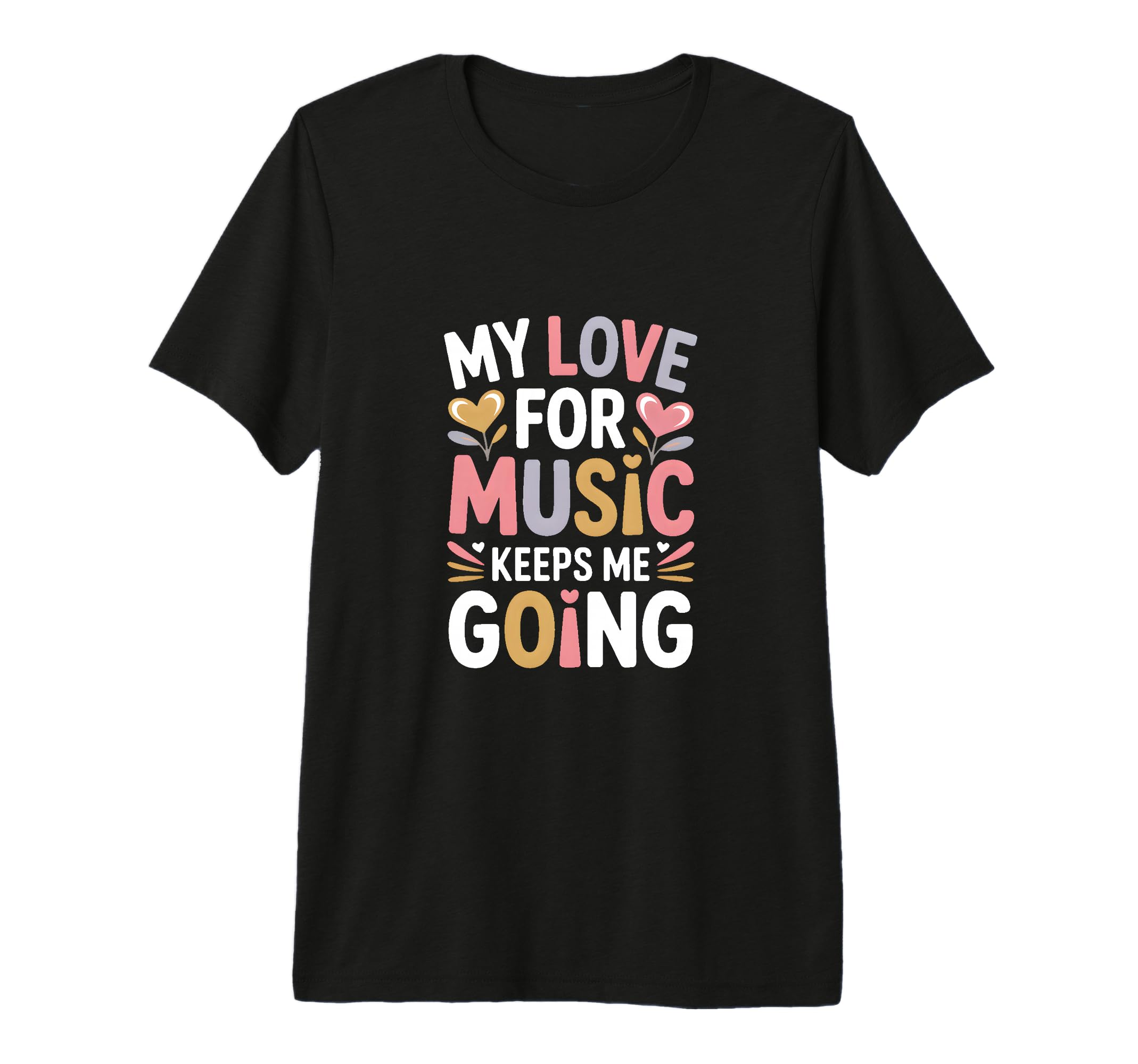 My Love Music Keeps Me Going Tri Blend T-Shirt - Trendy Graphic Men Women - T-Shirt, Sweatshirt, Hoodie