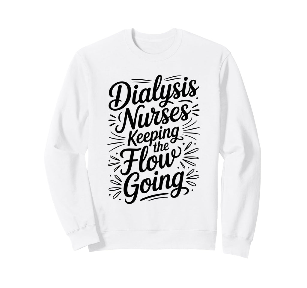 Kidney Nursing Dialysis Nurses Sweatshirt - Graphic Print for Adults - T-Shirt, Sweatshirt, Hoodie