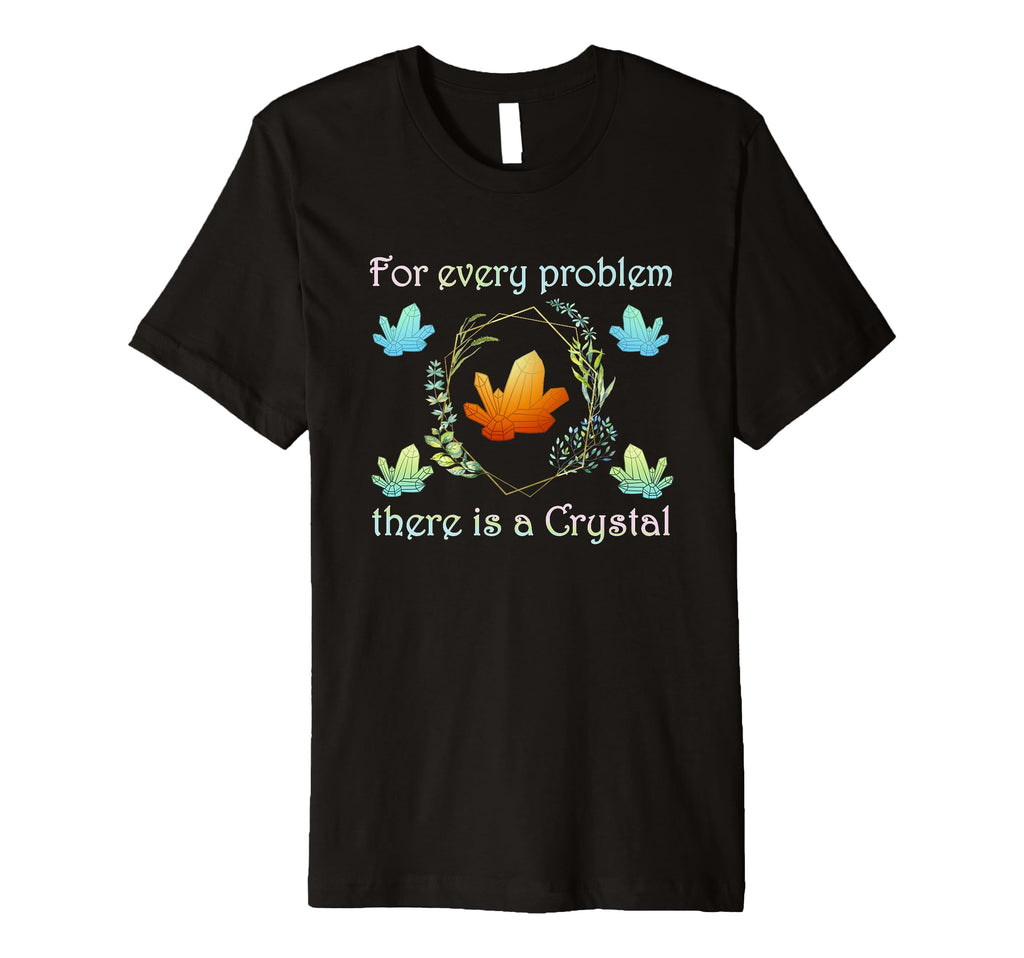 Healing Crystals Witchy Wicca T-Shirt - Aesthetic Graphic for Adults - T-Shirt, Sweatshirt, Hoodie
