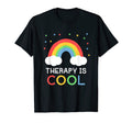 Therapy Is Rainbow T-Shirt - Custom Art Print Unisex - T-Shirt, Sweatshirt, Hoodie