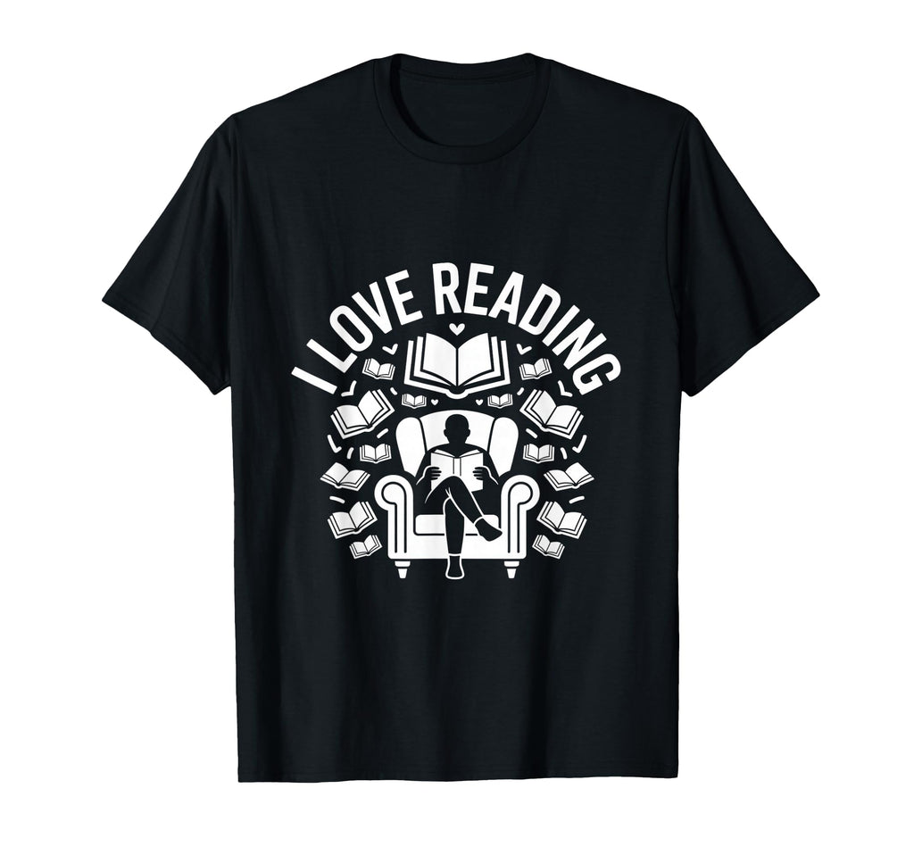 I Love Reading Passionate Book Lover T-Shirt - Aesthetic Graphic Unisex - T-Shirt, Sweatshirt, Hoodie