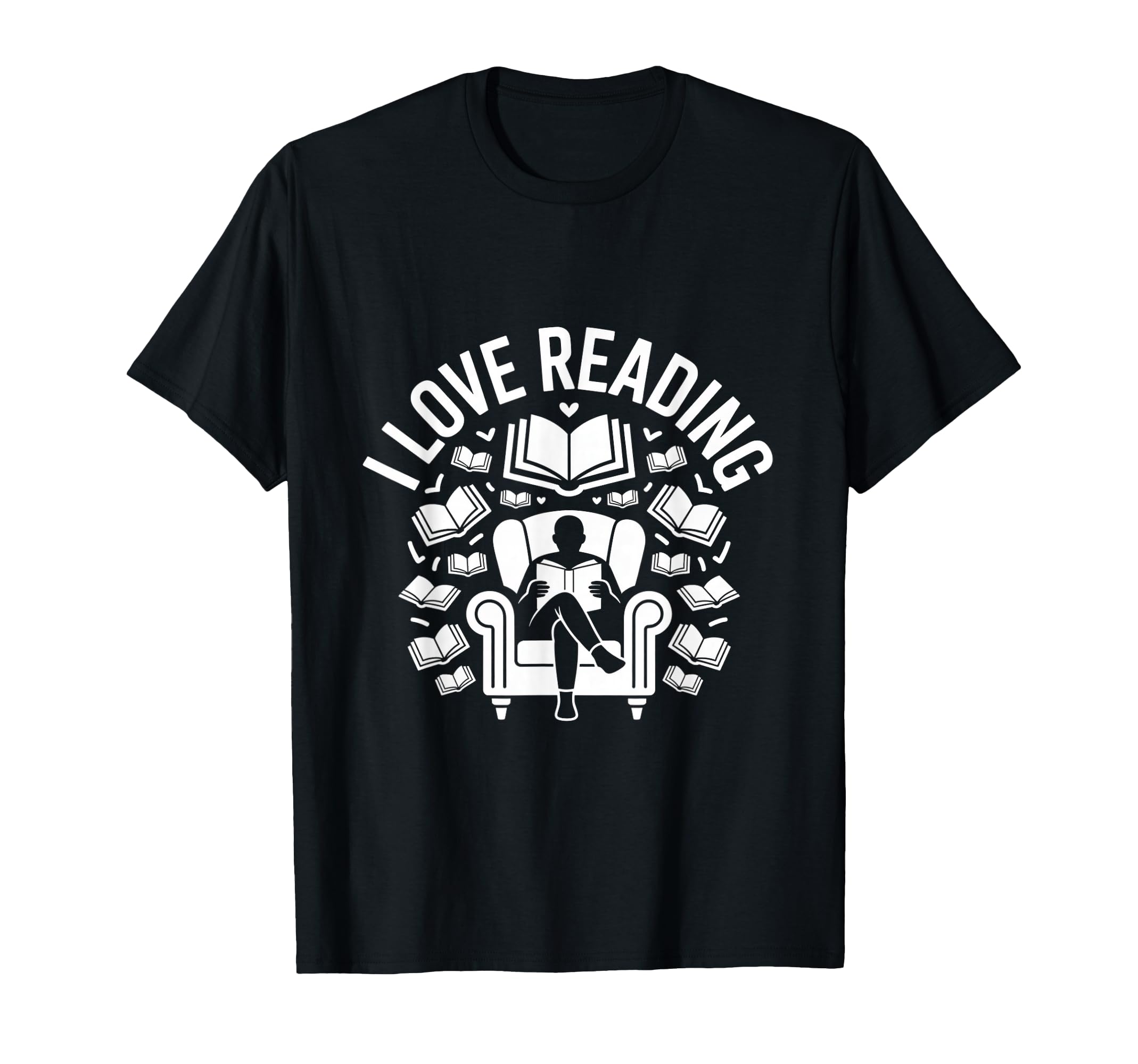 I Love Reading Passionate Book Lover T-Shirt - Aesthetic Graphic Unisex - T-Shirt, Sweatshirt, Hoodie